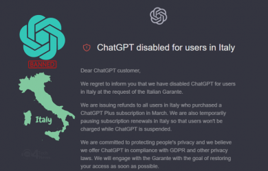 OpenAI Geoblocks ChatGPT ở Ý sau khi hạn chế dữ liệu người dùng - 4TechNews