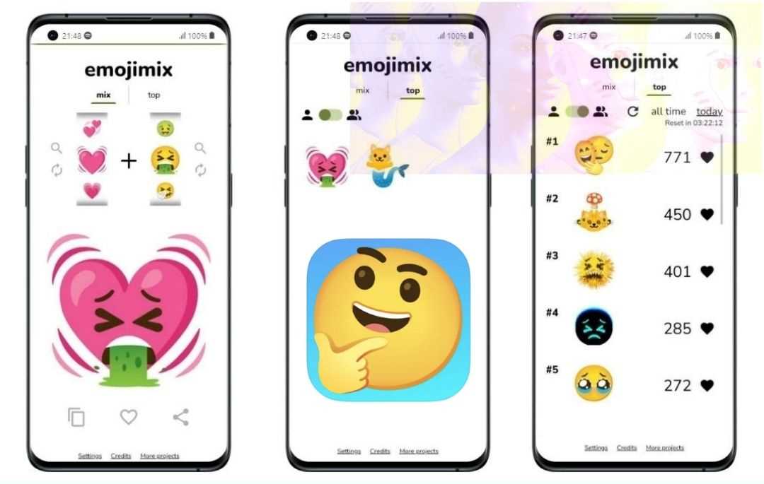 Cách ghép biểu tượng cảm xúc bằng ứng dụng Emojimix